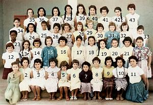 ECOLE MARAVAL FILLES 1960 CM1 N01 MME MALDONADO
